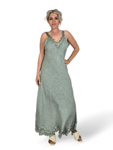 VESTIDO LARGO LENCERO LINO
