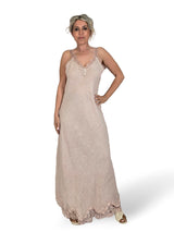 VESTIDO LARGO LENCERO LINO