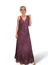 VESTIDO LARGO LENCERO LINO
