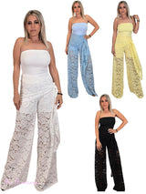 CONJUNTO PANTALON GUIPUR TOP