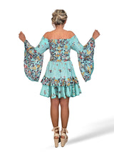 VESTIDO SEDA CORTO NIDO DE ABEJA JOT