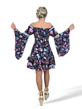 VESTIDO SEDA CORTO NIDO DE ABEJA JOT