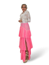 FALDA VAPOROSA VOLANTES FLUOR