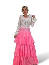 FALDA VAPOROSA VOLANTES FLUOR