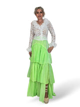 FALDA VAPOROSA VOLANTES FLUOR