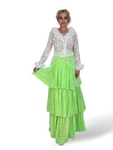 FALDA VAPOROSA VOLANTES FLUOR