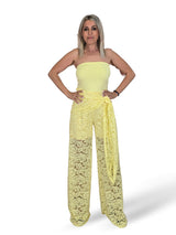 CONJUNTO PANTALON GUIPUR TOP