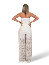 CONJUNTO PANTALON GUIPUR TOP