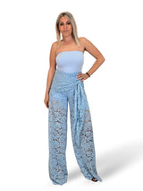 CONJUNTO PANTALON GUIPUR TOP