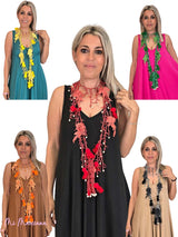 COLLAR CUENTAS Y FLORES JOT