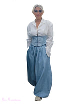 JOT CUT WIDE LEG JEANS