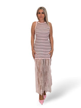VESTIDO CANALE FALDA ENCAJE