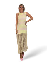 VESTIDO CANALE FALDA ENCAJE