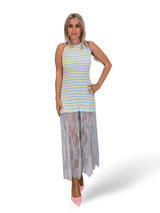 VESTIDO CANALE FALDA ENCAJE