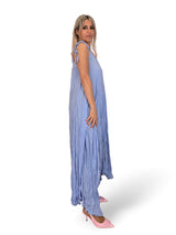 VESTIDO LARGO ARRUGADO TIRANTES JOT