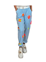 PANTALON FLORES FLUOR