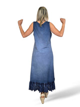 VESTIDO ASIMETRICO TIRANTES ENCAJE