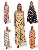Pünktchen-Plisseekleid