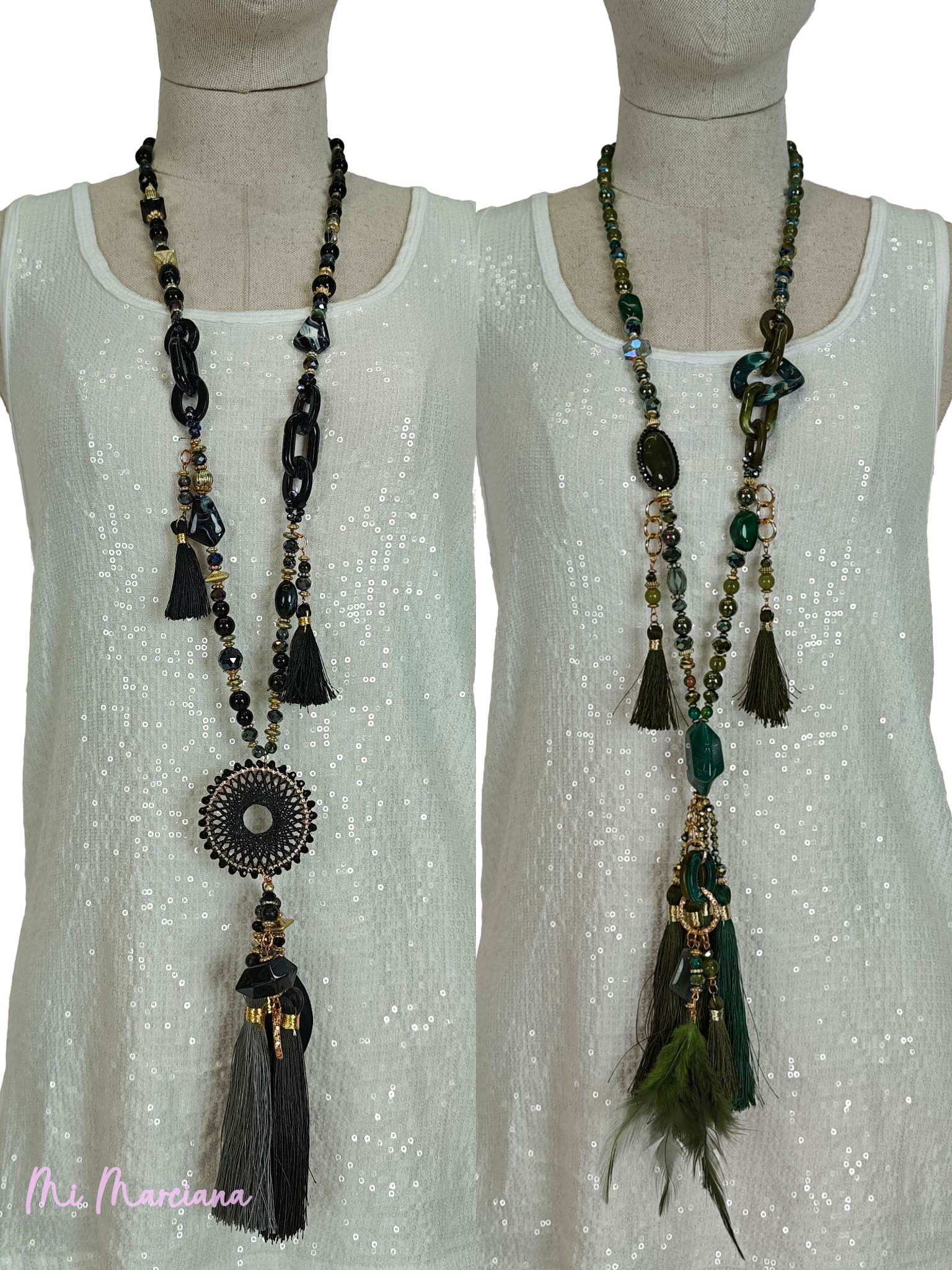 COLLANA CON NASTRINI