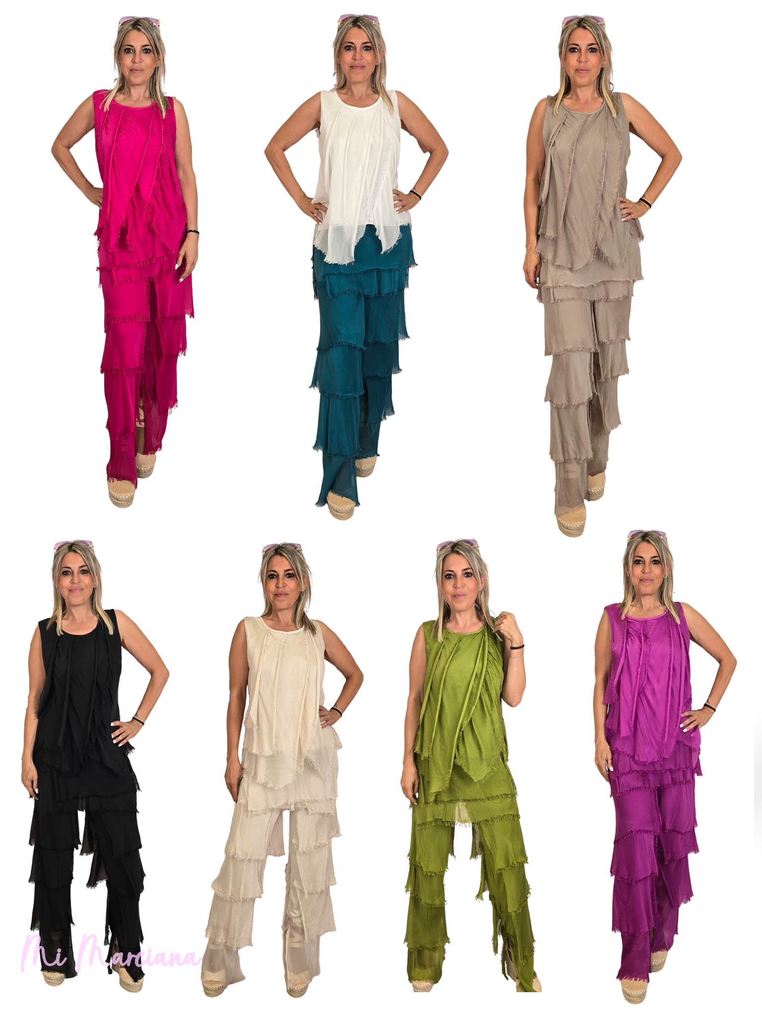 TOP GASA CAPAS DESHILACHADO