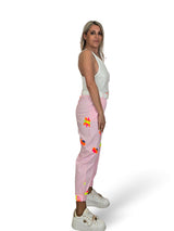PANTALON FLORES FLUOR