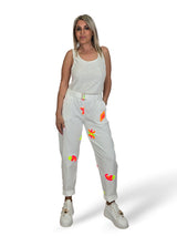 PANTALON FLORES FLUOR