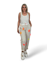 PANTALON FLORES FLUOR