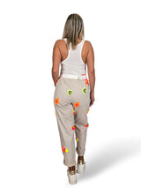 PANTALON FLORES FLUOR