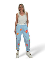 PANTALON FLORES FLUOR