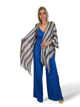 JOT TRICOLOR LUREX POINT KIMONO
