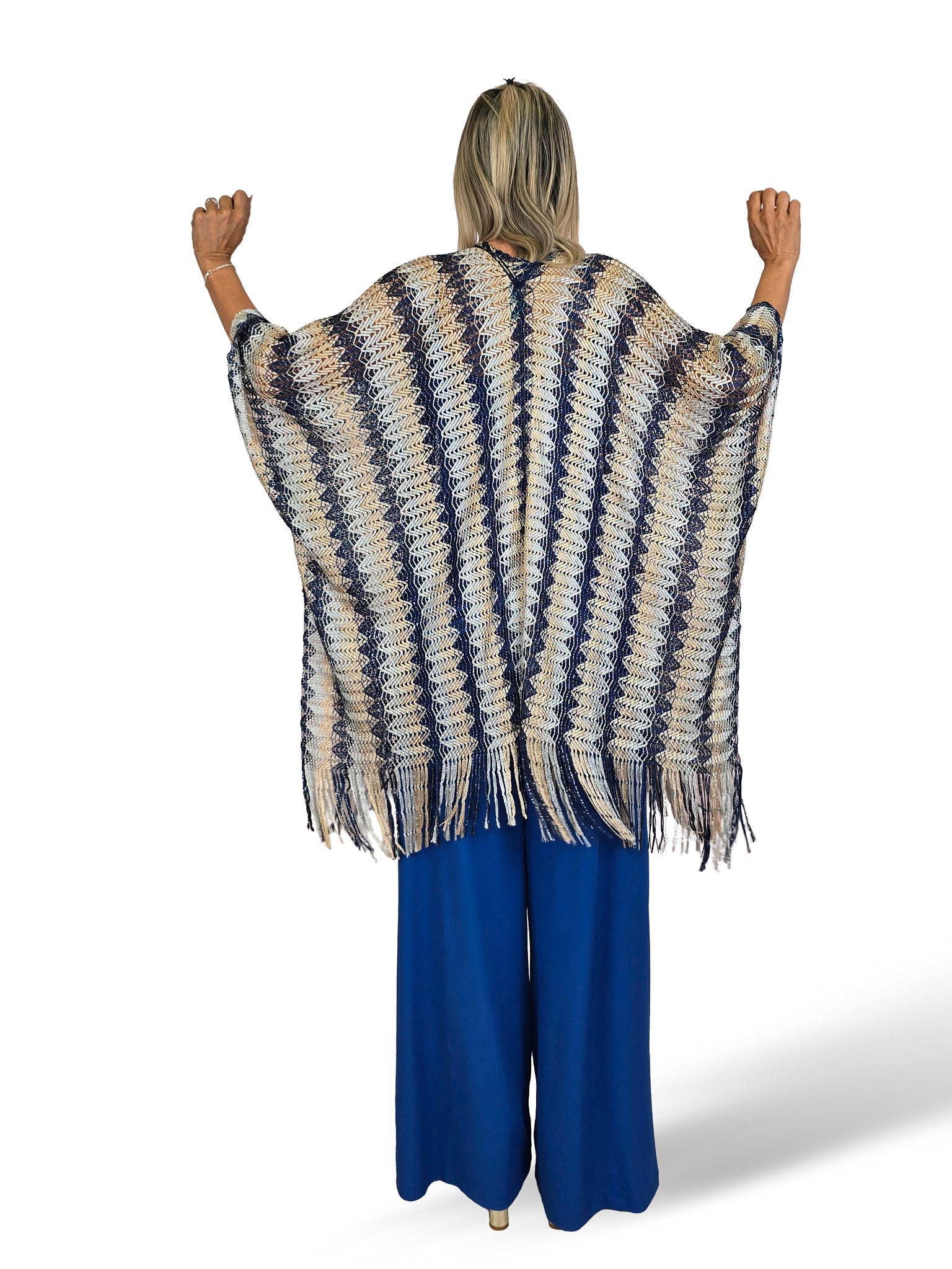 JOT TRICOLOR LUREX POINT KIMONO