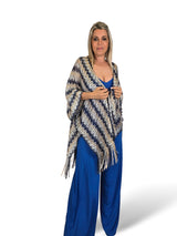 JOT TRICOLOR LUREX POINT KIMONO
