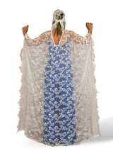 JOT WEISSER SPITZENKAFTAN