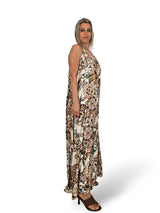 VESTIDO SATINADO ESTAMPADO FLORES JOT