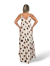 Pünktchen-Plisseekleid