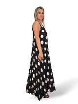 Pünktchen-Plisseekleid