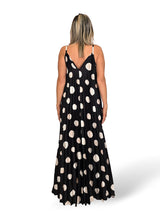 Pünktchen-Plisseekleid