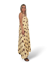 Pünktchen-Plisseekleid