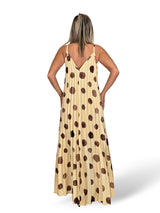 Pünktchen-Plisseekleid