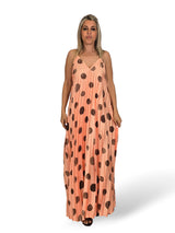 Pünktchen-Plisseekleid