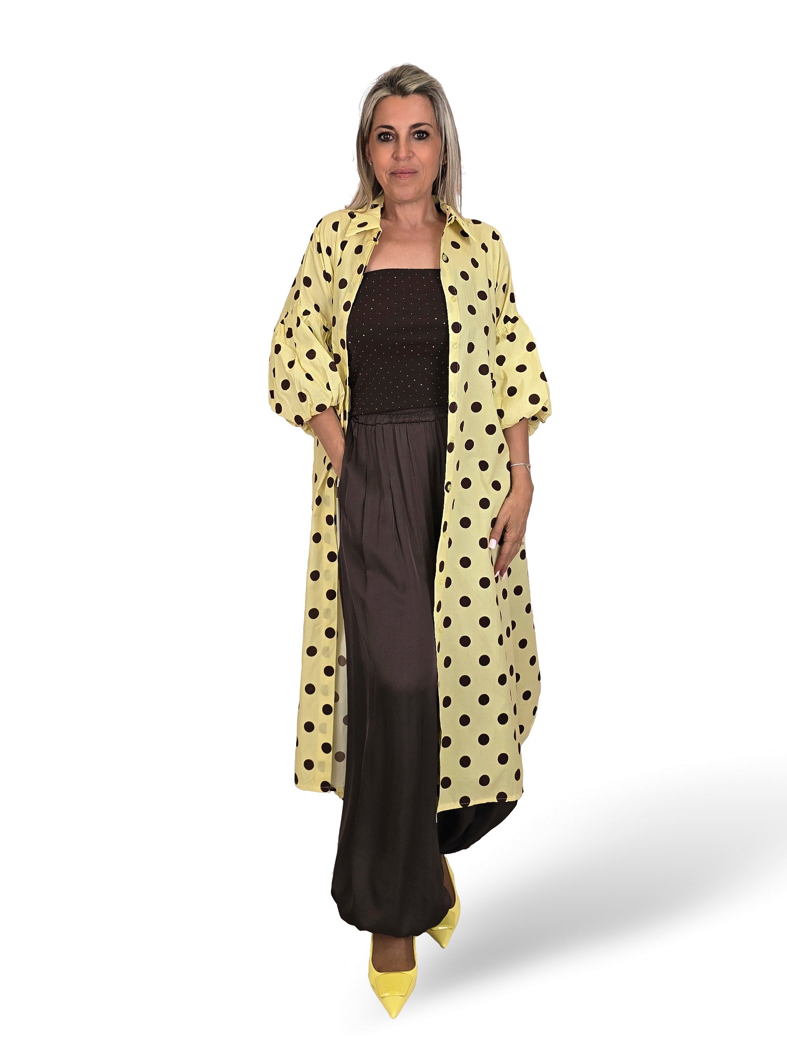 VESTIDO CAMISERO LUNARES