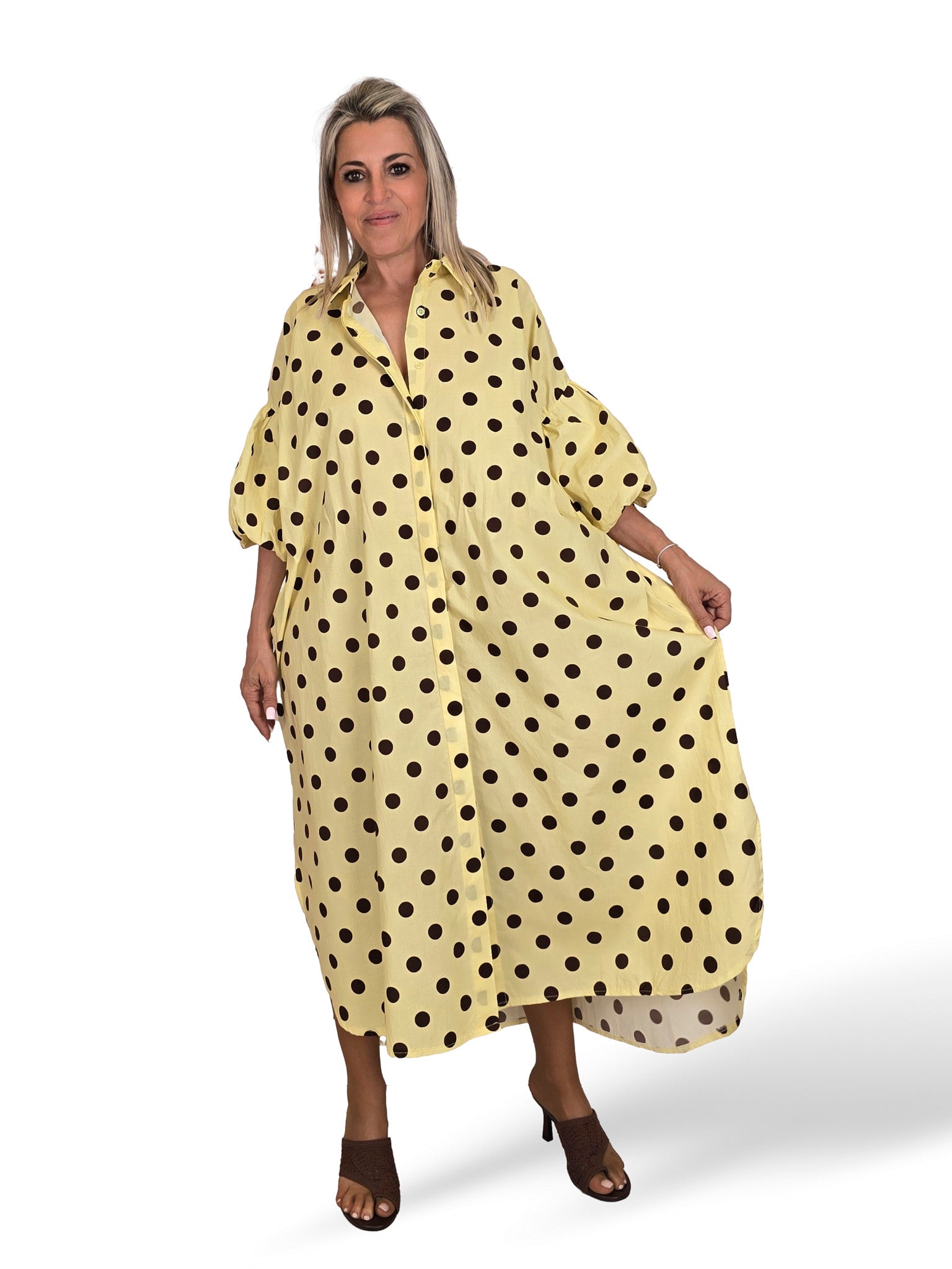 VESTIDO CAMISERO LUNARES