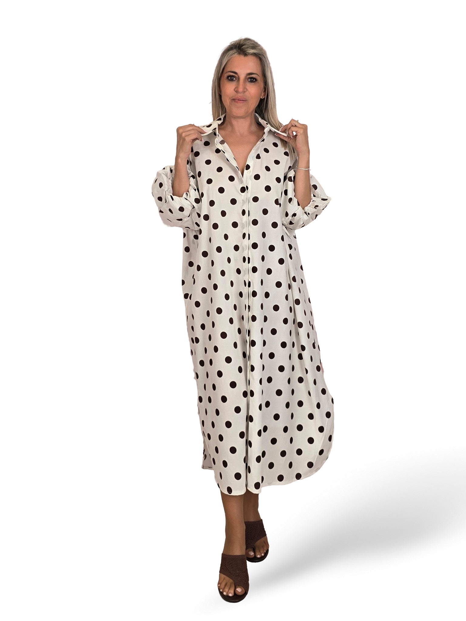 VESTIDO CAMISERO LUNARES
