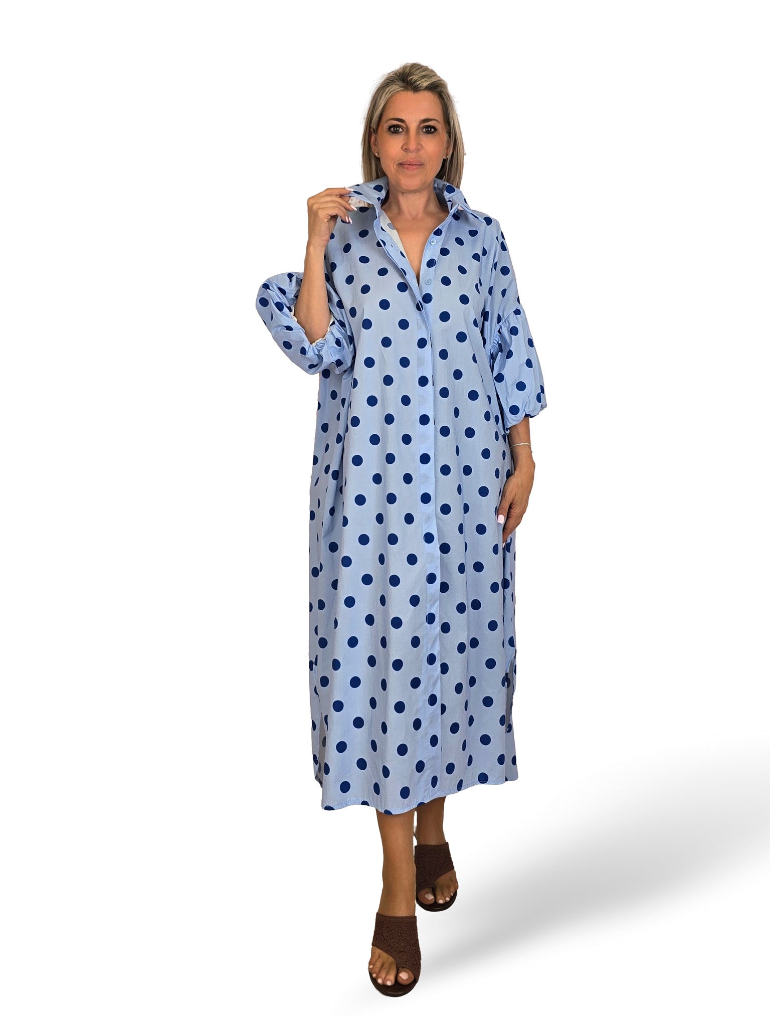 VESTIDO CAMISERO LUNARES