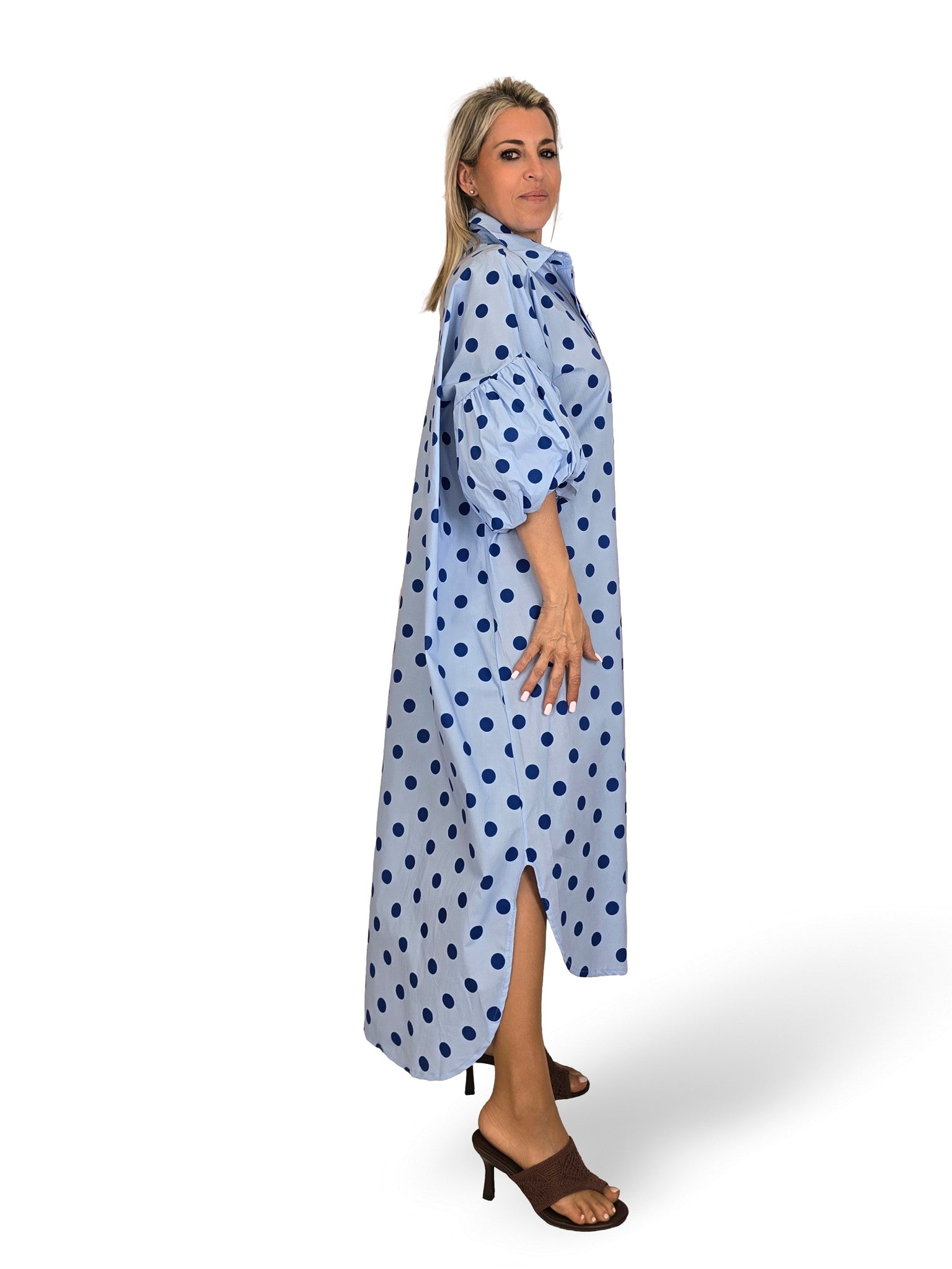 VESTIDO CAMISERO LUNARES