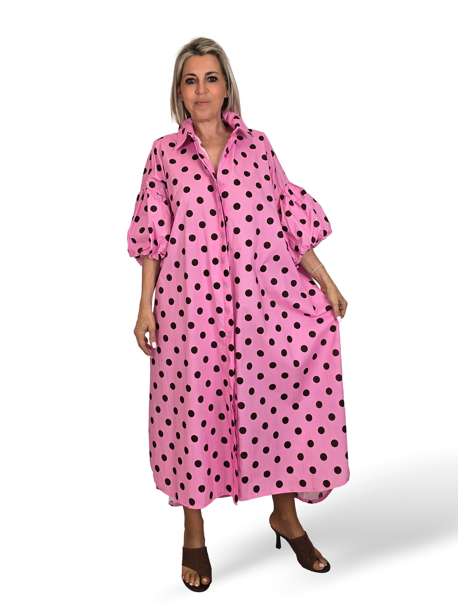 VESTIDO CAMISERO LUNARES