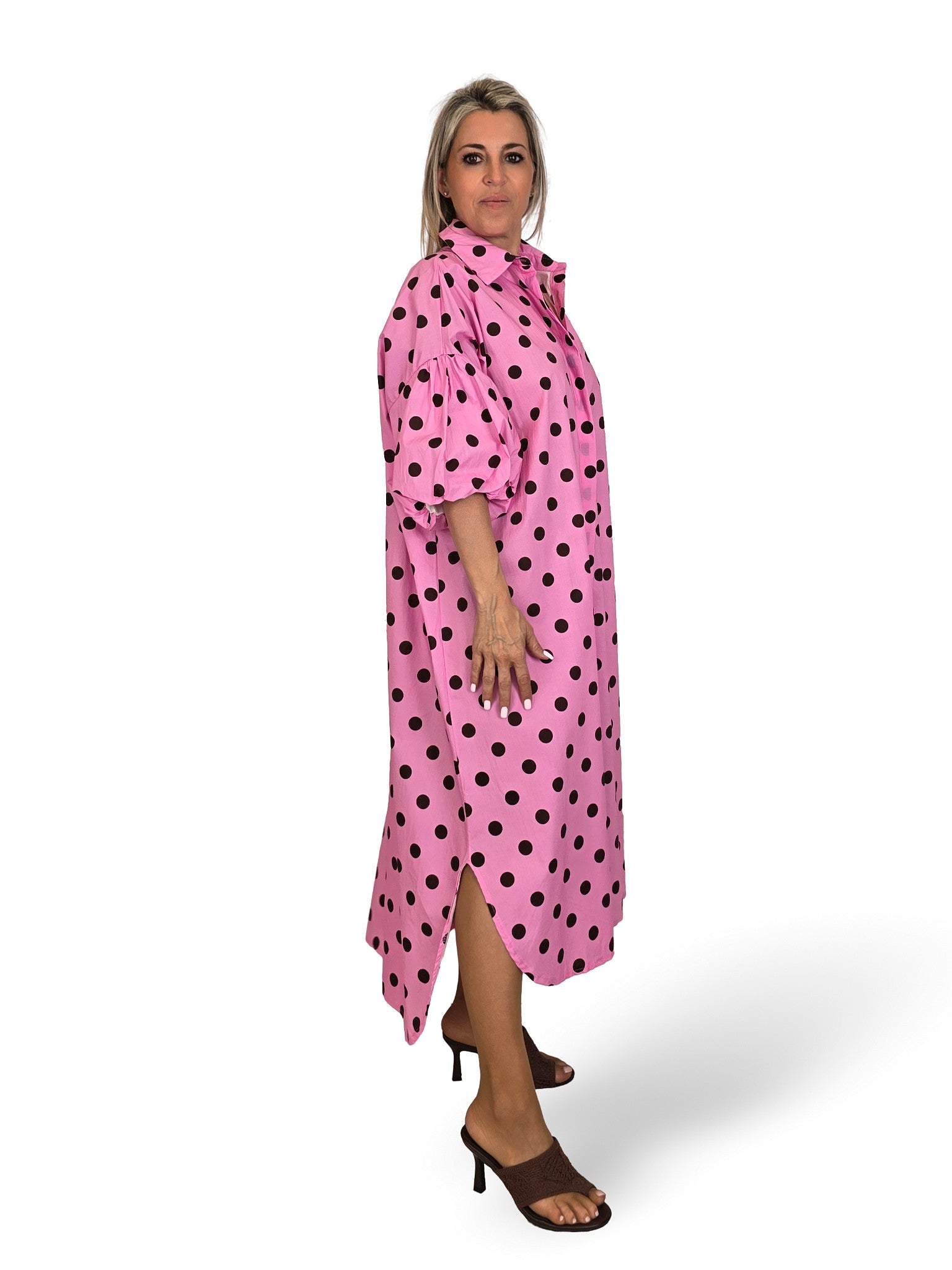 VESTIDO CAMISERO LUNARES