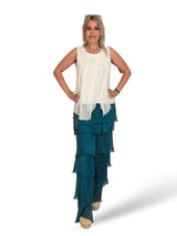 TOP GASA CAPAS DESHILACHADO