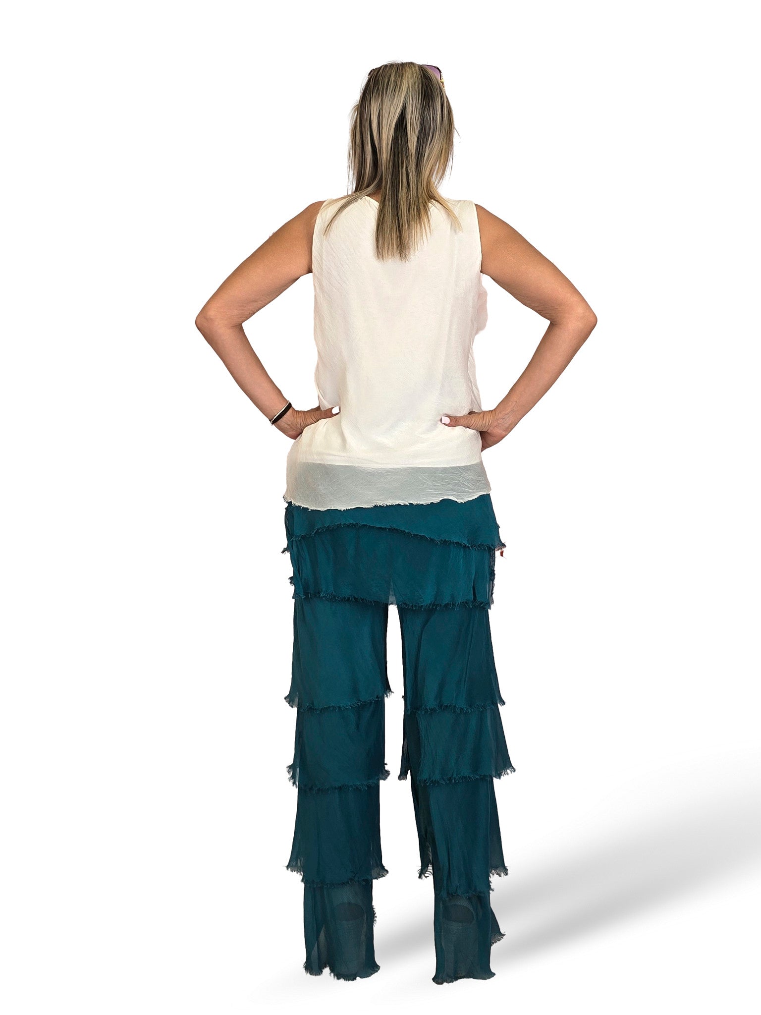 TOP GASA CAPAS DESHILACHADO