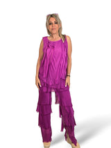 TOP GASA CAPAS DESHILACHADO